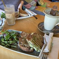 Vegan Pesto toastie  at Kave - Hammersmith in West London