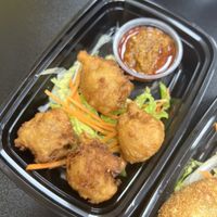 Coconut fritters  at Cisu Vegan House in Hanover