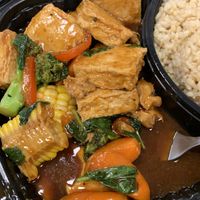 Basil Q tofu  at Cisu Vegan House in Hanover