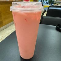 Strawberry Soy Latte   at Cisu Vegan House in Hanover