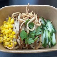 Dan Dan Mein (with thick noodles)   at Cisu Vegan House in Hanover