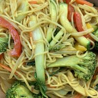 Singapore Street Noodles with Veggies  at Cisu Vegan House in Hanover