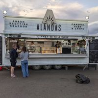 Alandas food truck at Alandas in Longniddry