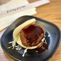 Impossible Bun  at Silverlake Ramen in Manhattan Beach