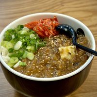 Impossible Meat Mabo Tofu Bowl  at Silverlake Ramen in Manhattan Beach