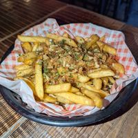 Vegan poutine at Dirty Blondes in Blackpool