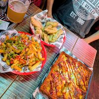 Vegan dishes at Dirty Blondes at Dirty Blondes in Blackpool