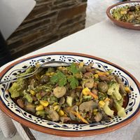 Vegan option on the menu   at O Fontinha in Piodao