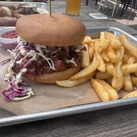 BBQ Jackfruit Sandwichh  at Community Beer Co in Dallas