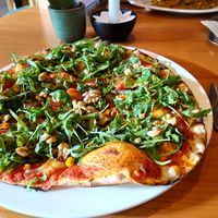 Vegane Pizza 🍕 at Berg Genuss - Hotel Walserberg in Warth