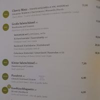 Vorspeisenkarte at Berg Genuss - Hotel Walserberg in Warth