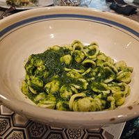 Orecchiette alle cime di rapa (chiedere senza acciughe) at Miseria e Nobiltà  in Taranto