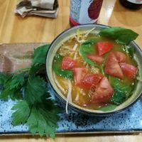 Pumpkin Tom Yum soup at Mana Kai in Busselton