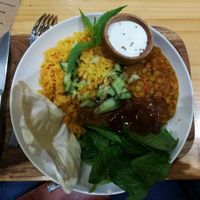 Lentil curry at Mana Kai in Busselton