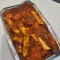 Pasta vegan at Jojoes in Bendigo