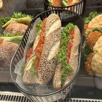 Sesam Hummus Stange (vegan)  at Kamps - Konrad-Adenauer-Platz in Dusseldorf