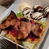 Falafel plate at Yaafa. The eggplant was especially good. at Yaafa - D'Algerie in Lyon
