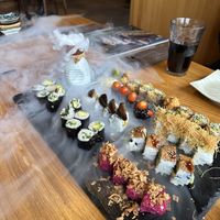 „Vegan For Share“ with dry ice decor  at Rubi in Limburg