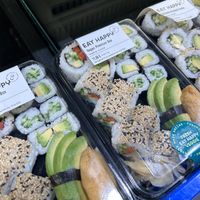 vegan sushi options  at REWE City  in Berlin