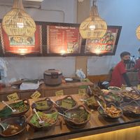 Buffet at Satu Nusantara Vegetarian in Medan