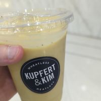 Golden mango smoothie at Kupfert & Kim - Financial District in Toronto