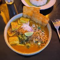 Khao Soi tofu curry  at Gin Geng in Koh Phangan