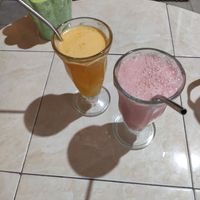 Juices (watermelon and ?)...thick, almost like a smoothie at Papege S Warung in Ubud