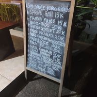 Menu on the table has more information..forgot to take a picture at Papege S Warung in Ubud
