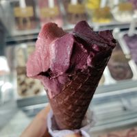 Raspberry white chocolate and acai at Gelato Jedi in Ubud