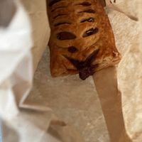 Vegan frikandelbroodje that is clearly marked vegan at AH Raadhuisstraat in Venray