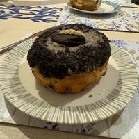 Oreo donut at WhoCult Coffee + Donuts in Newport
