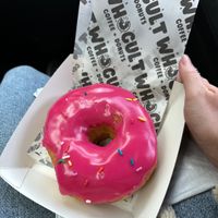   at WhoCult Coffee + Donuts in Newport
