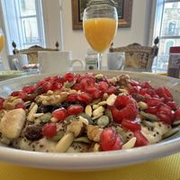 Breakfast  at Happy Herbivore in Cuevas Del Almanzora