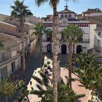 View from restaurant roof terrace    at Happy Herbivore in Cuevas Del Almanzora