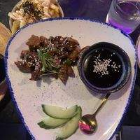 Vegan Peking duck  at Soju by Sumo in Beverley