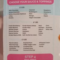 Build your own b at Bueno Gelato in Poole