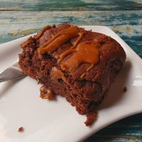 Brownie, little drier than I am used to at Restaurante El Patio de Enmedio in Gran Canaria