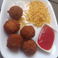 Croquetas veganas at Restaurante El Patio de Enmedio in Gran Canaria