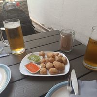 Papas arrugadas con mojo at Restaurante El Patio de Enmedio in Gran Canaria