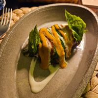 Aubergine parmigiana at Cap E Fierr in Ischia