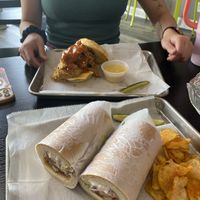 Italian Cold Cut and Boston Beef (all vegan)  at Vegan Deli and Butcher in St Louis