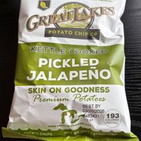 pickled jalapeño chips!  at Vegan Deli and Butcher in St Louis