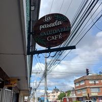  at La Parada Saludable Café in Bogota