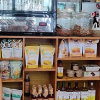 Counter and more snacks at GreenSmoothie Factory in Medan