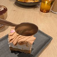 Chestnut cake at Root Kitchen in Taipei