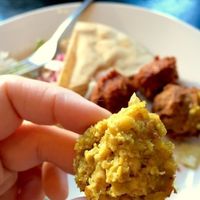 Curry Falafel at Foxy Falafel in St Paul