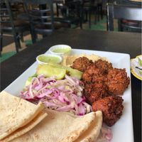 Stoplight platter at Foxy Falafel in St Paul