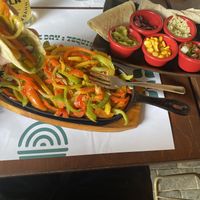 The vegan fajitas  at El Sur in Crete