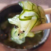 Cucumber salad. at Barba Azul, The Sushi House in Gafanha Da Nazare