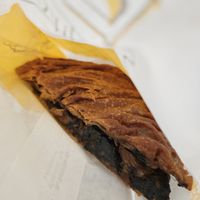 Spinach mushroom pie at Spitiko Bakery in Thessaloniki